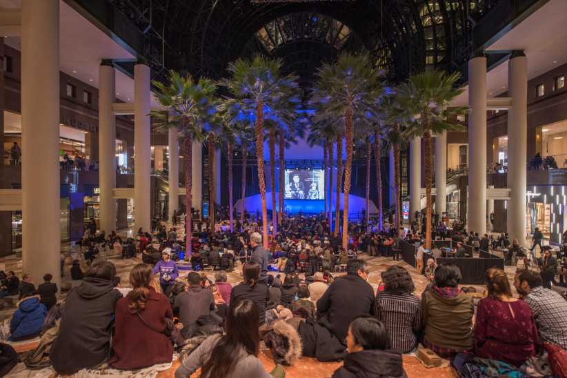 Free Movies Under the Palms at Brookfield Place, and Popcorn, Too!