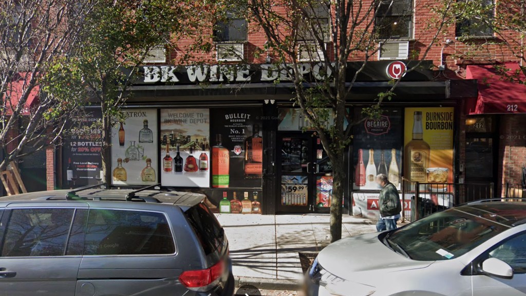 NYPD cops on modified duty for wild caught-on-video Brooklyn liquor store clash with suspect