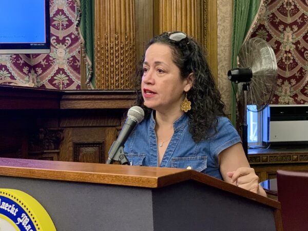 Councilmember Alexa Avilés, BMT Task Force co-chair. Photo: Mary Frost, Brooklyn Eagle