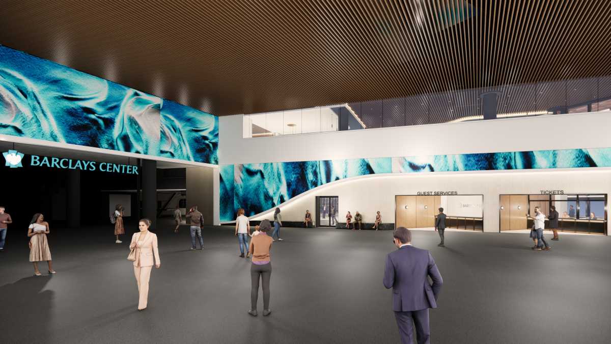 Barclays Center’s $150M overhaul adds new atrium, AmEx lounge and public art installations • Brooklyn Paper