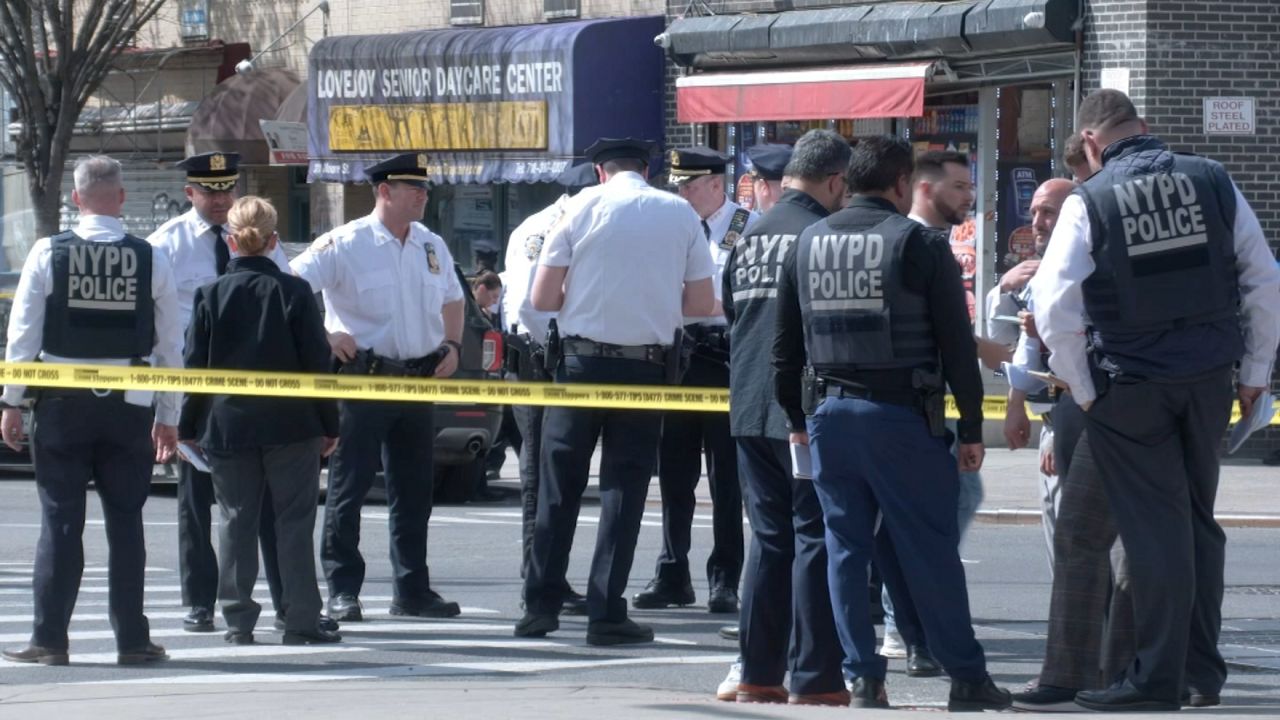 Police say 7-month-old Kaori Patterson-Moore was shot and killed earlier this month while seated in her stroller. (Spectrum News NY1)