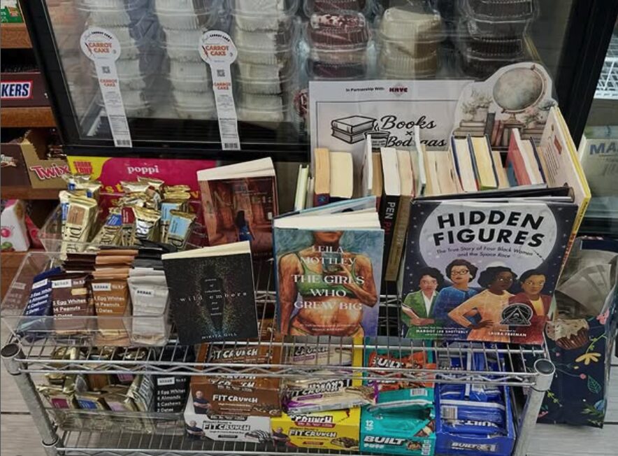 Used books are getting a new life in bodegas across the Bronx in New York City thanks to two schoolteachers. (Credit: Books x Bodegas Instagram)