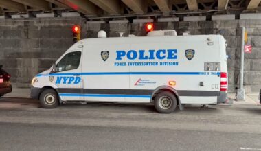 NYPD police van