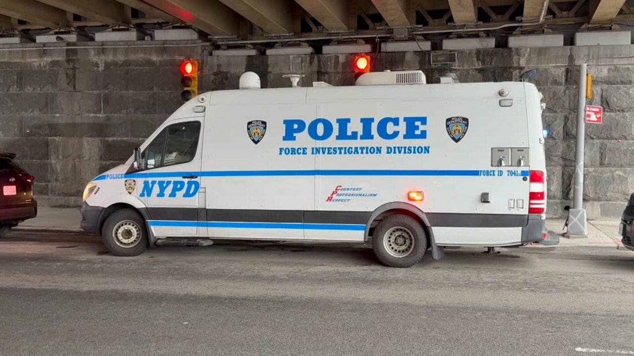 NYPD police van
