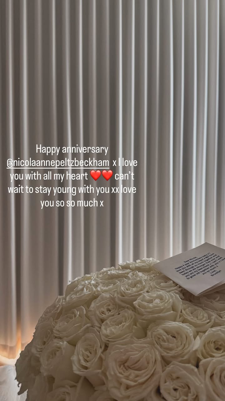 Brooklyn Beckham Shares 4th Anniversary Card to Wife Nicola