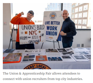 Union & Apprenticeship Fair Held At The Brooklyn Navy Yard Provided Access To Skilled Trades Training & Jobs