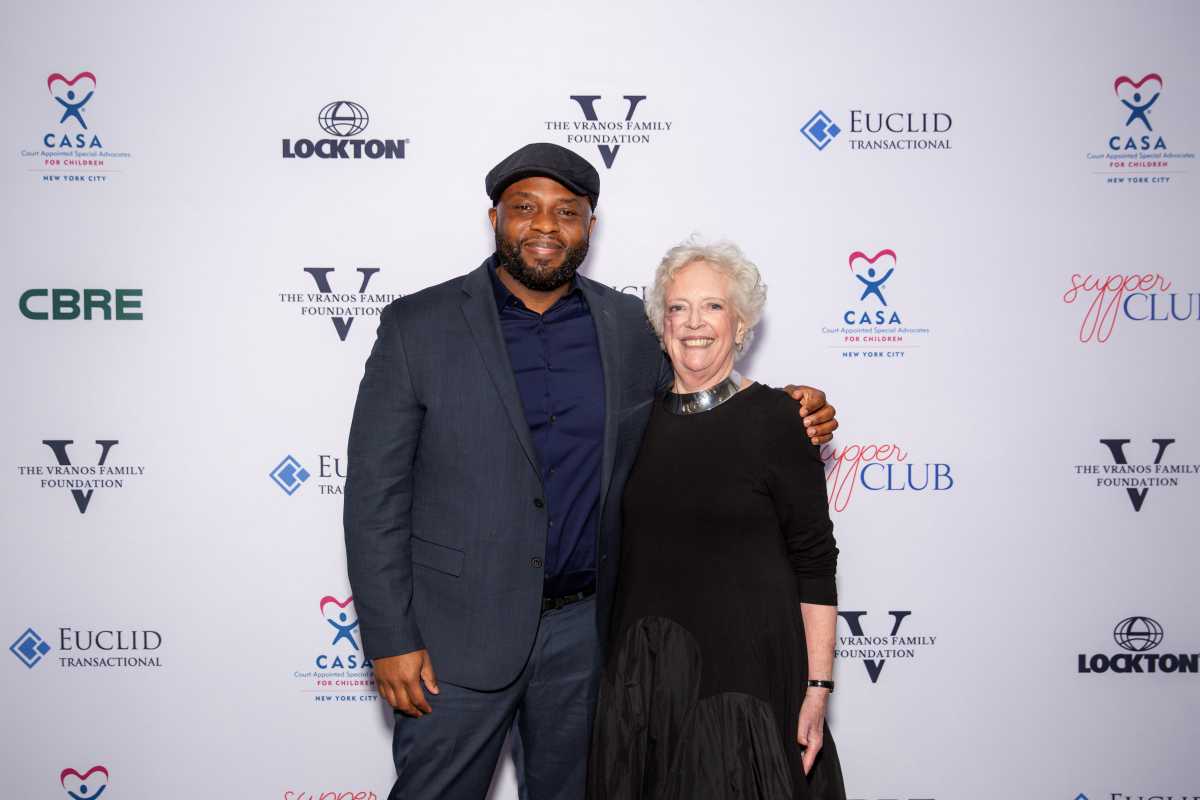 Arshay Cooper and Barbara Edwards Delsman