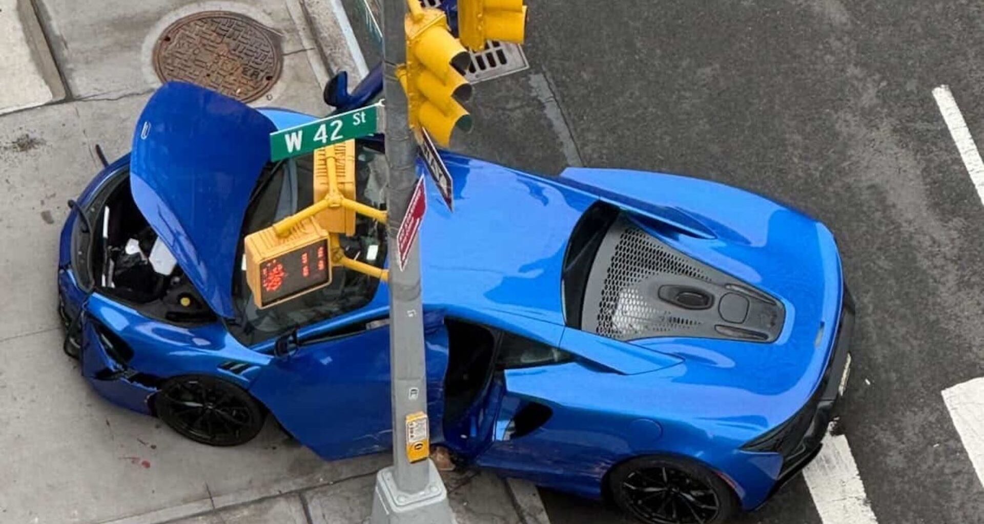 Botched Luxury Car Heist Leaves Trail of Wreckage Across Hell’s Kitchen Streets