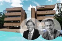 Cawley Partners’ Bill Cawley and Alamo Manhattan’s Matt Segrest with 2909 Cole Avenue, Dallas