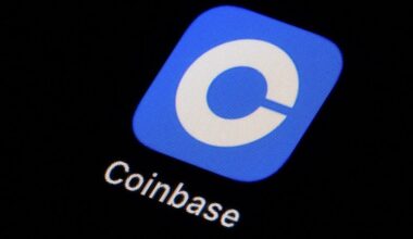 The Coinbase app icon is seen on a smartphone, Feb. 28, 2023, in Marple Township, Pa. (AP Photo/Matt Slocum, File)