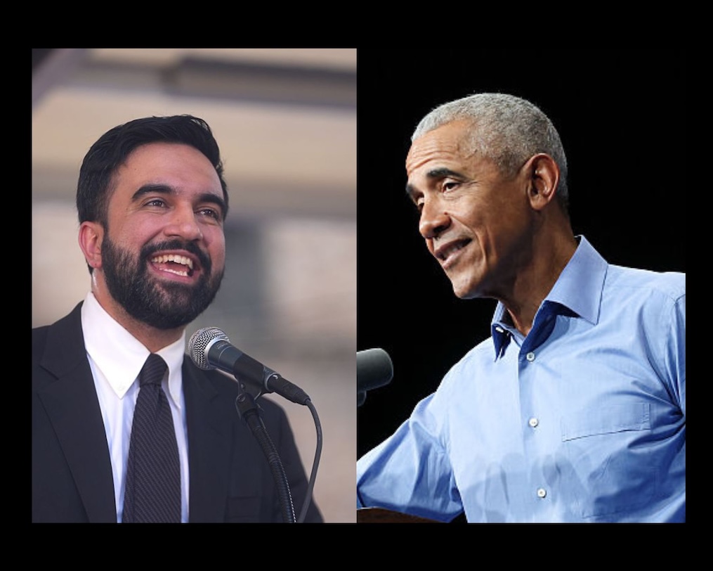 NYC Mayor Zohran Mamdani and former President Barack Obama met for the first time at a Bronx pre-K center to read to the students and highlight their mutual focus on early education policies. (Anadolu / Win McNamee / Getty Images)