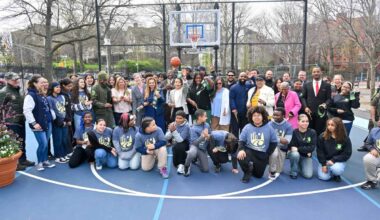 Bronx residents, community leaders and organizations celebrate opening of revitalized basketball courts at Fort #4 Playground – Bronx Times