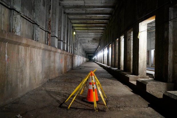 A section of Phase Two of the Second Ave. Subway near E112th St.