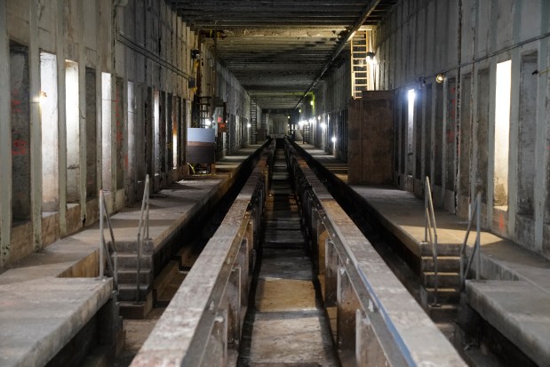 A section of Phase Two of the Second Ave. Subway near E112th St.