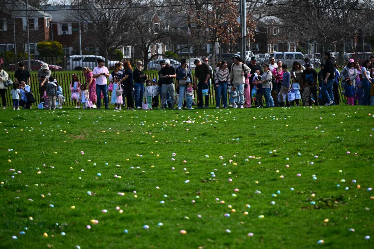 Queens families enjoy Barnyard Egg Hunt at Queens County Farm – QNS