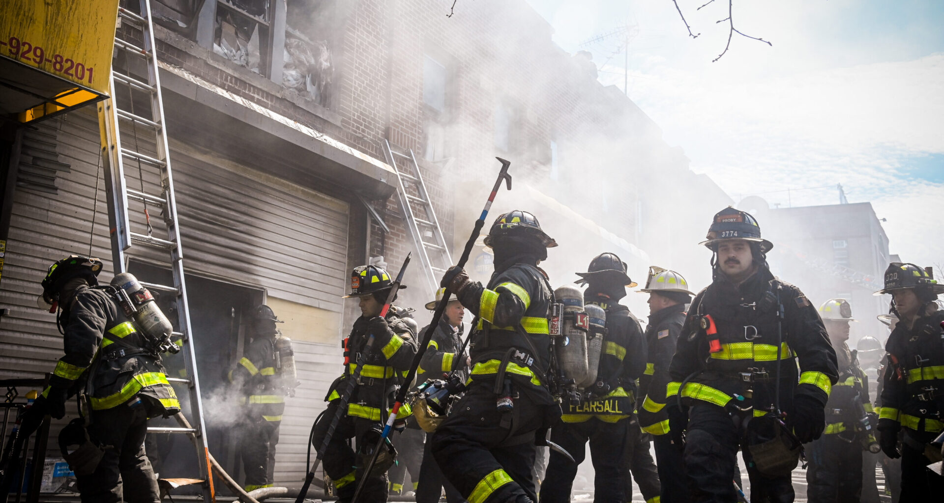 A three-alarm fire broke out at 5311 Fort Hamilton Parkway at 1:45 p.m. on Sunday, Apr 12, 2026. The fire was confined to a clothing store that was packed to the ceiling with boxes of merchandise. A person was arrested by Fire Marshals near the scene a short time later on suspicion of arson.