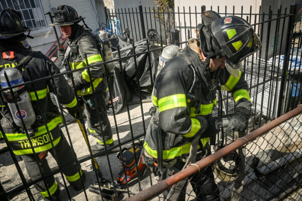 A three-alarm fire broke out at 5311 Fort Hamilton Parkway at 1:45 p.m. on Sunday, Apr 12, 2026. The fire was confined to a clothing store that was packed to the ceiling with boxes of merchandise. A person was arrested by Fire Marshals near the scene a short time later on suspicion of arson.