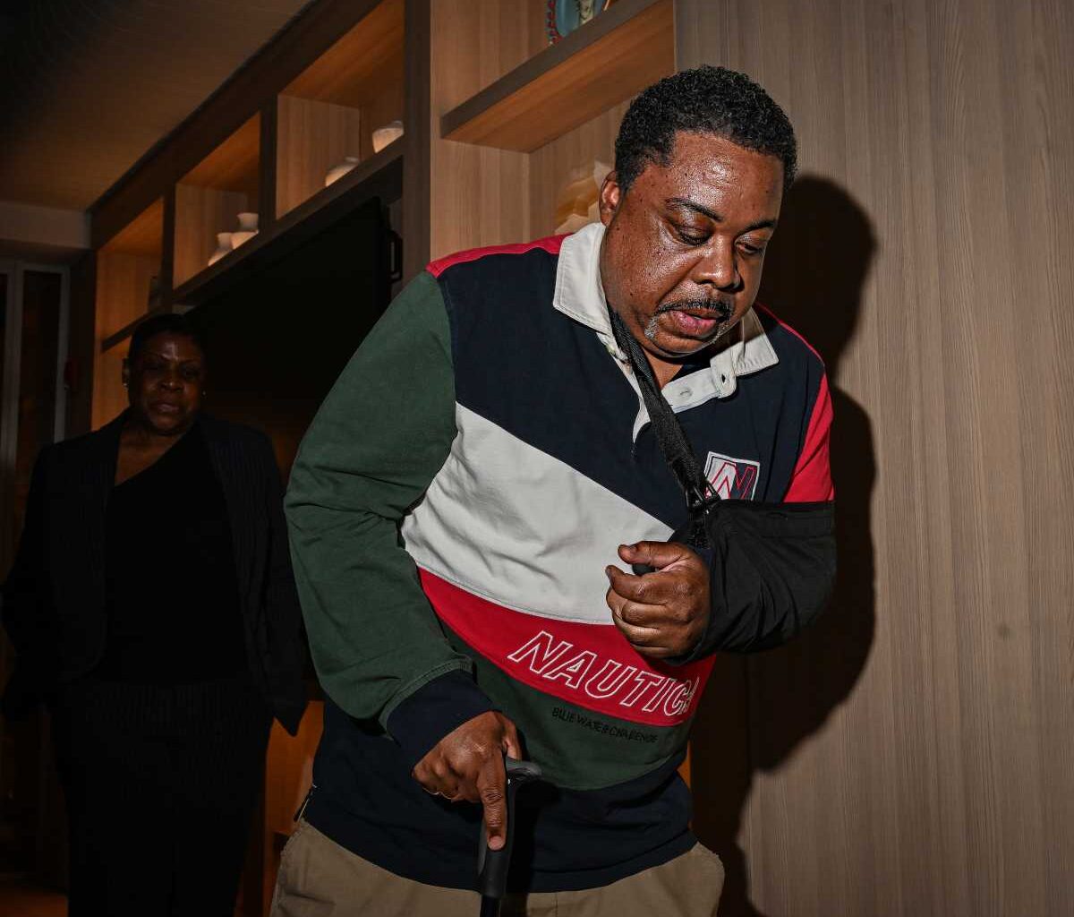 Brooklyn man roughed up by cops in liquor store arrest caught on viral video sues NYPD, says he fears for his life