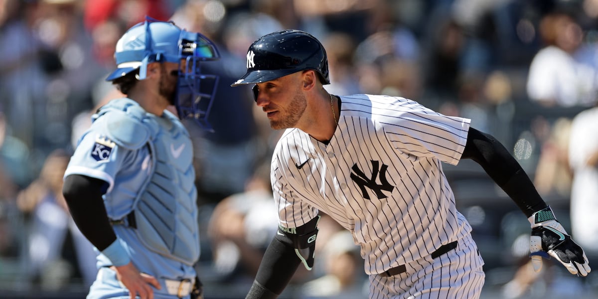 Cody Bellinger homers twice and drives in five as the Yankees rout the struggling Royals 13-4