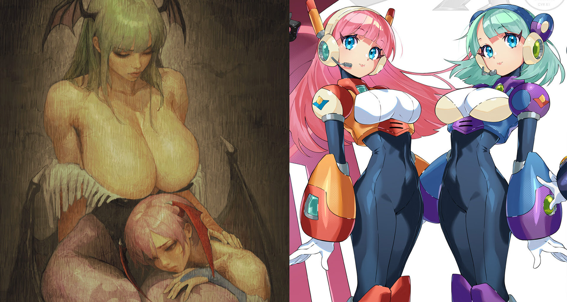 Darkstalkers x Street Fighter Queens Shadow 1 Mega Man X 4