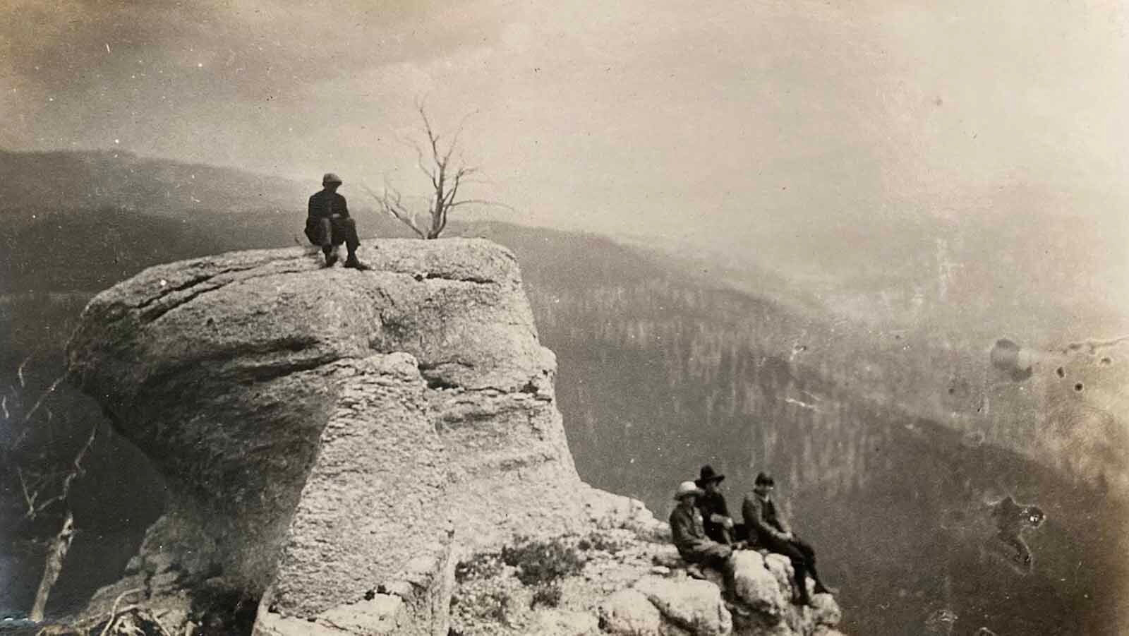 In 1925, Clifford Whaley of New York took his family on a vacation to Wyoming where he had grown up. They visited family and Yellowstone. A century later, his great-grandson posted these pictures on Facebook and was able to reconnect with his Wyoming relatives.