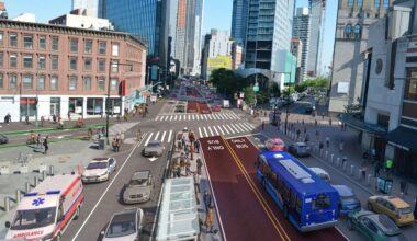 The redesign will serve the B41 — one of Brooklyn’s busiest bus routes — and the B67, B69, B63, B45 and B103. (New York City Department of Transportation)