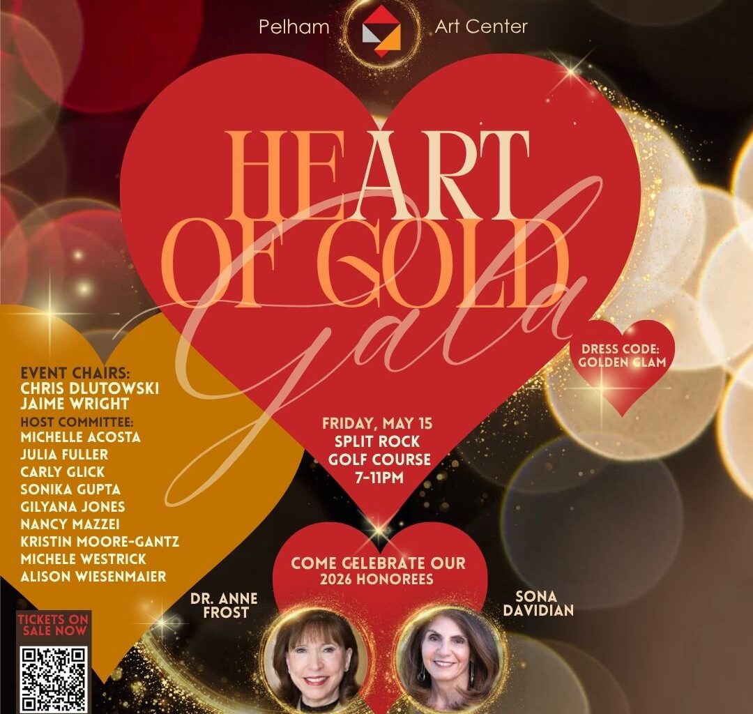 Pelham Art Center announces 'Heart of Gold' spring fundraising gala honoring Sona Davidian and Dr. Anne Frost, May 15 at Split Rock