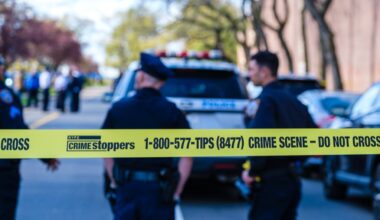 Three stabbed, wounded by man enraged by dog peeing on his Queens lawn