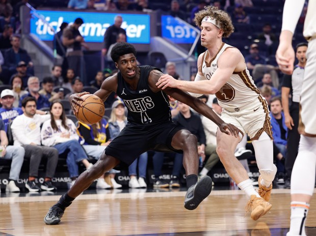 Drake Powell of the Nets on March 25. 