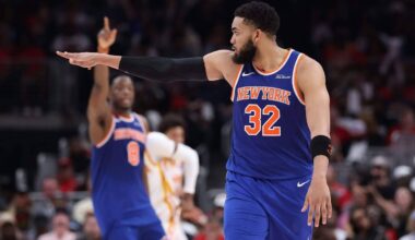 Knicks’ Karl-Anthony Towns is rising to the occasion again