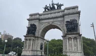 The Soldiers' and Sailors' Memorial Arch. (Spectrum News NY1/Roger Clark)