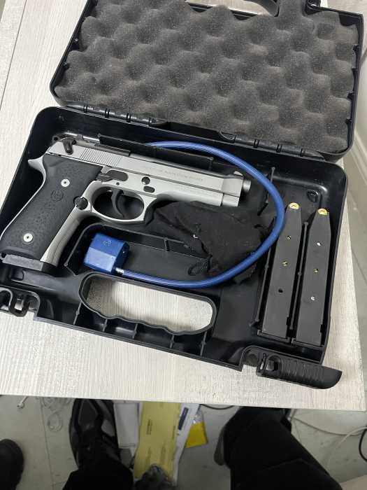 The NYPD Task Force found two firearms in a bedroom in an alleged fentanyl packaging mill in Washington Heights.