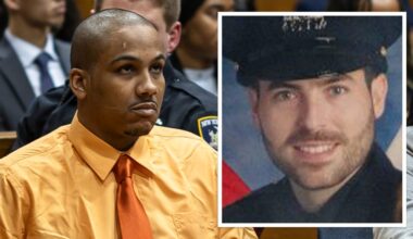 Ex-con sentenced to 115 years to life for shooting NYPD cop Jonathan Diller to death during Queens car stop