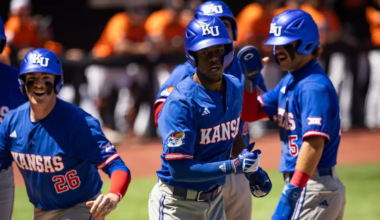 KU baseball sweeps K-State in Sunflower Showdown