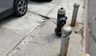 MTA Workers Park All Over Sidewalks Outside Astoria Facility
