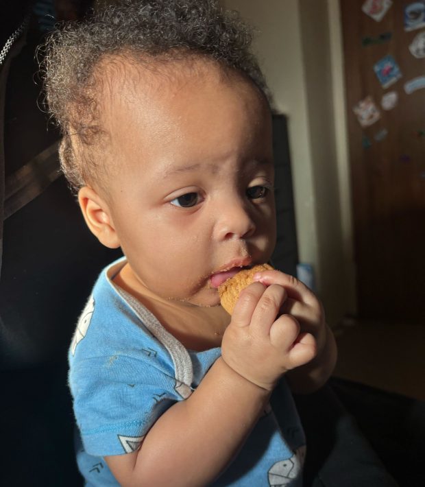 Kaori Patterson-Moore, a 7-month-old girl, was fatally shot near Humboldt and Moore Sts. in East Williamsburg, Brooklyn, on Wednesday, April 1, 2026. (Courtesy of Lianna Moore)