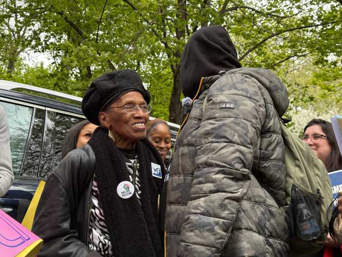 Nathylin Flowers-Adesegun (left) lived in city shelters for five years before she was approved for a CityFHEPS housing voucher that allowed her to move into an affordable unit. She said the shelters were some of the darkest moments of her life.