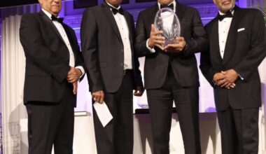 Holness honoured with legacy award at UWI gala in New York