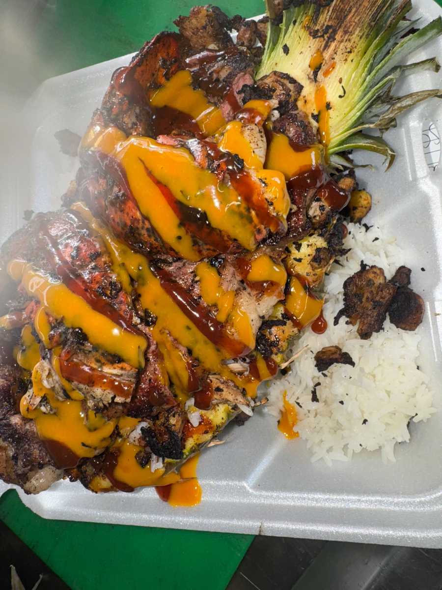 A dish from TNT Pineapple.