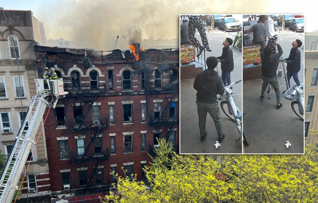 Survivors jump from fire escapes in fatal Bronx fire as bystanders help save lives