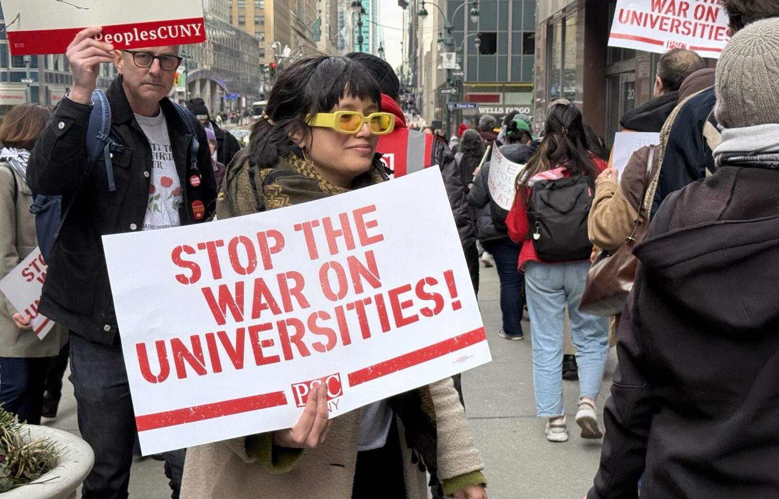 CUNY Rallies Against Political Repression: "All Four of Us Will Walk Back Through Brooklyn College's Gates"