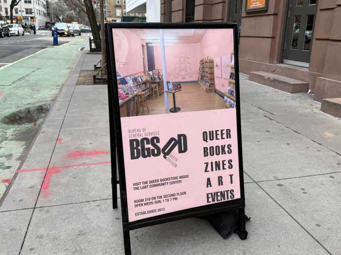 The Bureau of General Services—Queer Division is on the second floor at The Center.