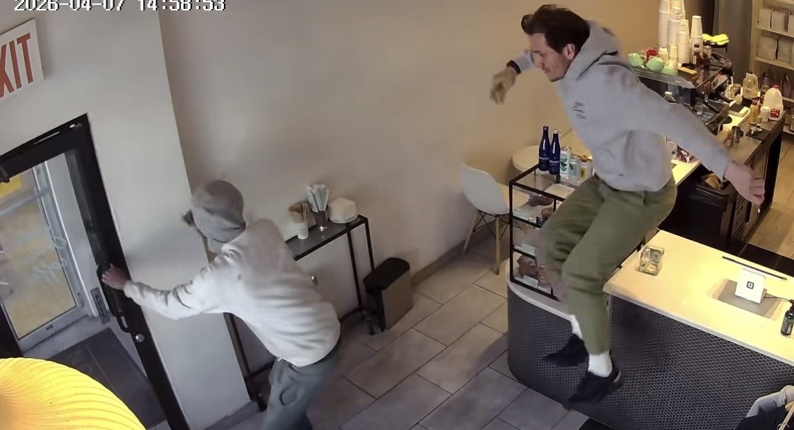 VIDEO: UWS Coffee Shop Owner Leaps Over Counter to Chase Tip Jar Thief