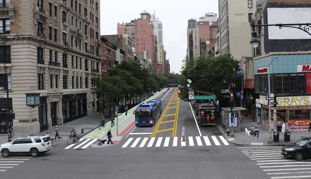 72nd St. crosstown bike lane proposed for Manhattan by Mamdani admin