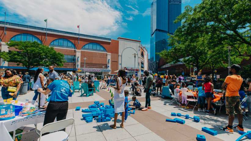 kids playing outisde