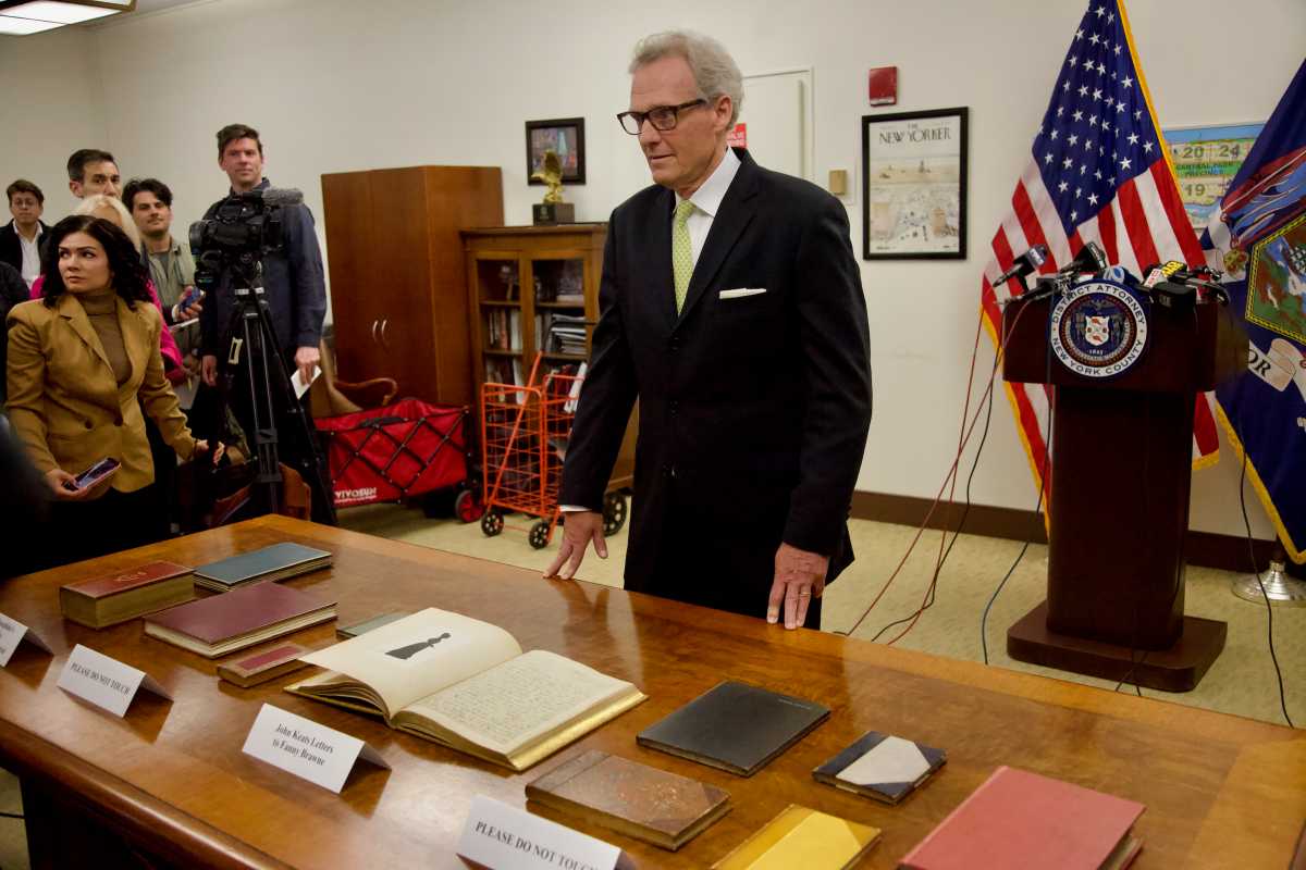 Trove of stolen John Keats’ letters and other rare books resurface in Manhattan to be auctioned for charity