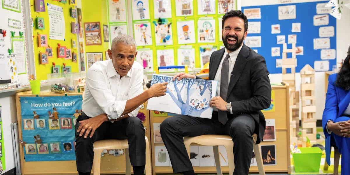Obama meets Mamdani in New York City before reading to preschoolers
