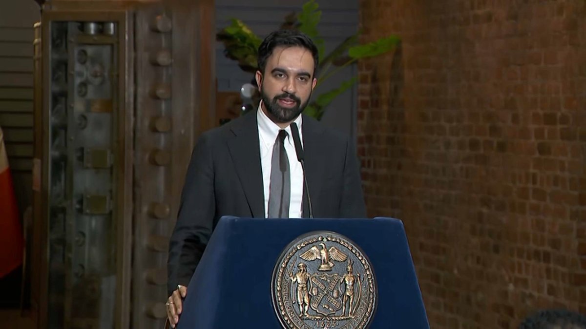 Mamdani issues first veto, rejecting protest buffer zones bill – NBC New York