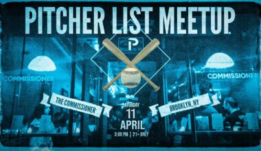 Pitcher List NYC Meetup! - April 11th at The Commissioner @ 3pm ET