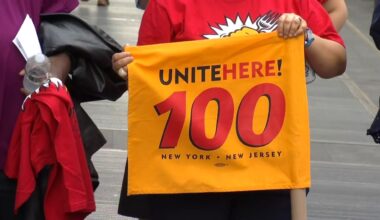 UBS Arena workers demand better wages